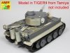 Aber 16143 Tiger I, E Tunezyjski z 501 Abt.- boczne błotniki 1/16